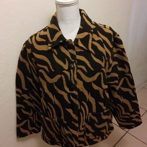 Tiger print winter jacket